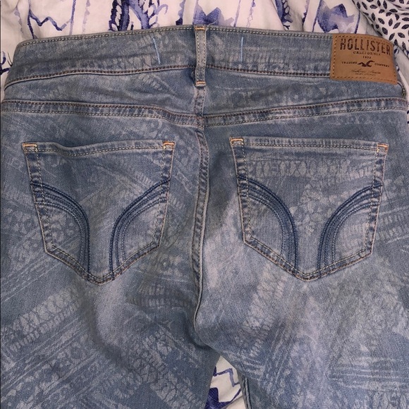 [hollister] cropped patterned pants - Picture 4 of 4